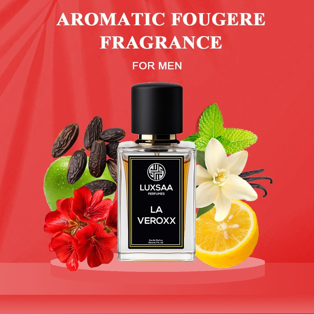 Luxsaa La Verox Perfume for Men 50ml | Long Lasting Aromatic Fougere Fragrance