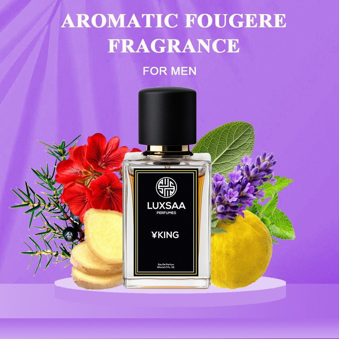 Luxsaa Y King Perfume for Men 50ml | Long Lasting Aromatic Fougere fragrance