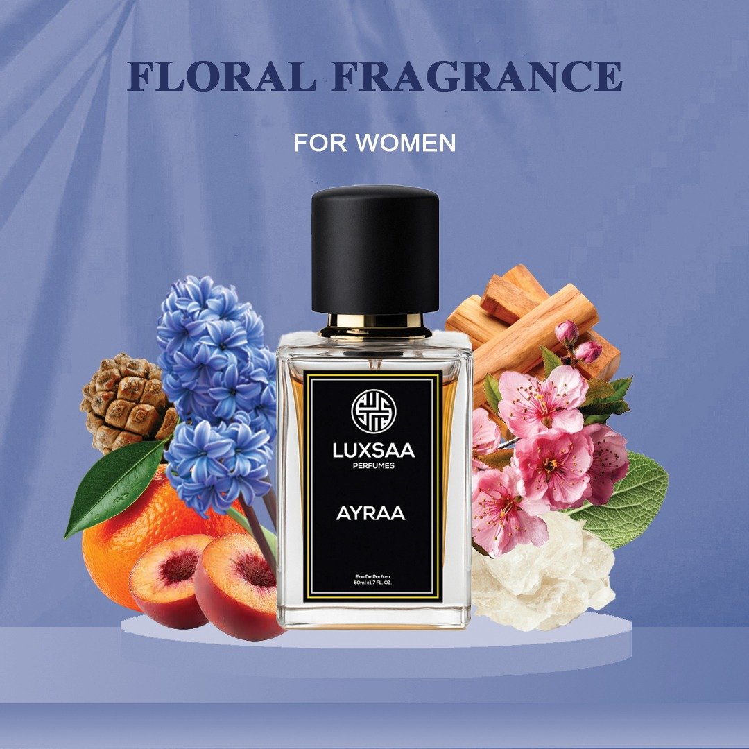 Luxsaa Ayra Perfume for Women 50ml | Long Lasting Floral fragrance
